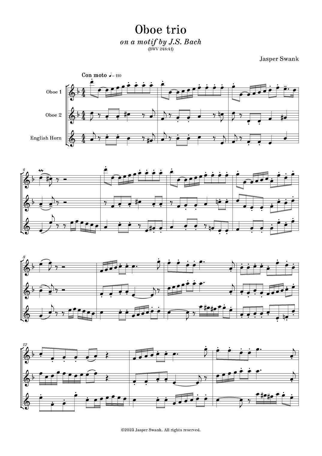 Oboe Trio 2