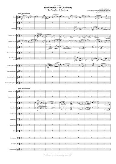 Umbrellas Of Cherbourg (arr. John Ivor Holland)