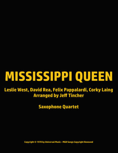 Mississippi Queen (arr. Jeff Tincher)