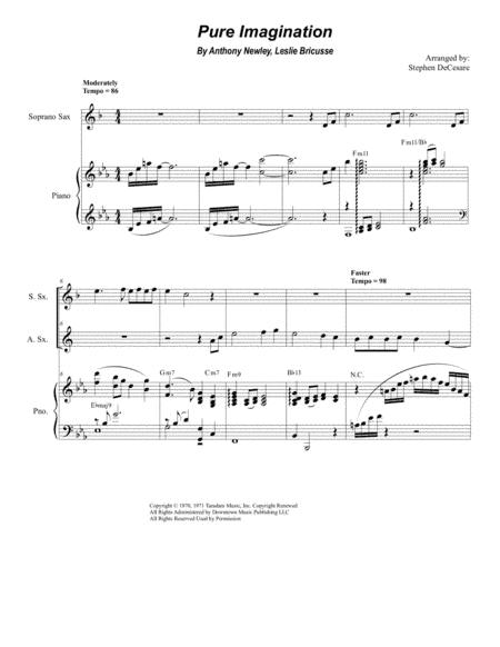 Pure Imagination (arr. Stephen DeCesare)