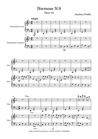 Normose N.9, Opus 44