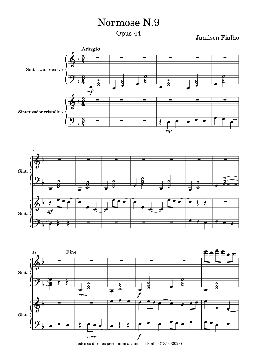 Normose N.9, Opus 44