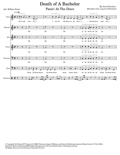 Death Of A Bachelor (arr. Killian Jones)