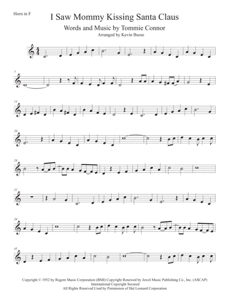 I Saw Mommy Kissing Santa Claus (arr. Kevin Busse)