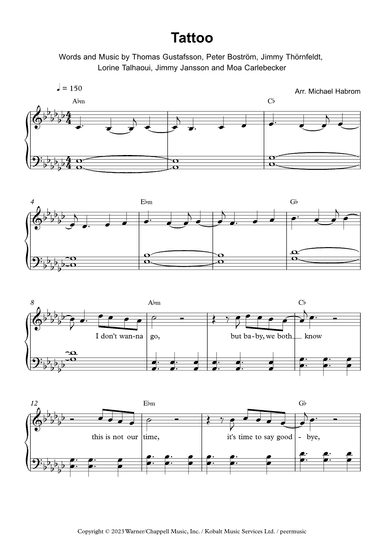 Tattoo (arr. Michael Habrom)