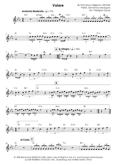 Volare (arr. Jose Welligton Sousa de Castro)