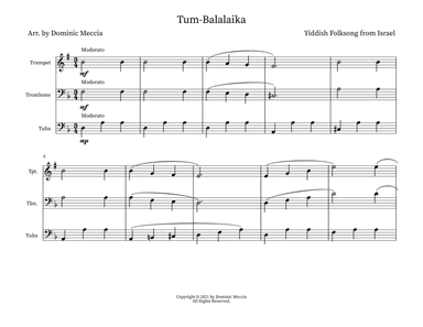 Tum-Balalaika (arr. Dominic Meccia)