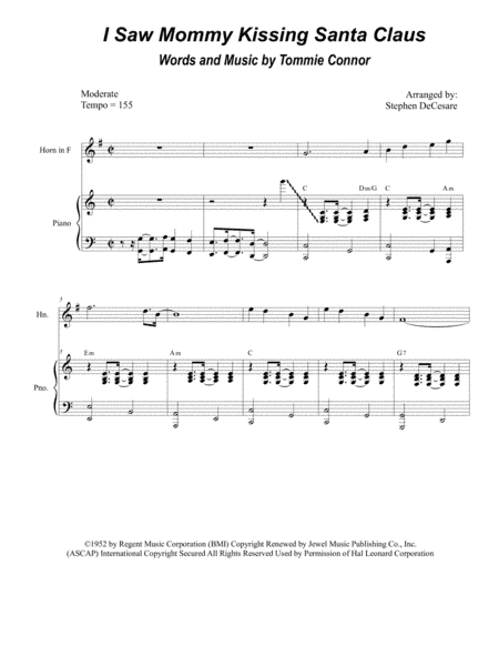 I Saw Mommy Kissing Santa Claus (arr. Stephen DeCesare)
