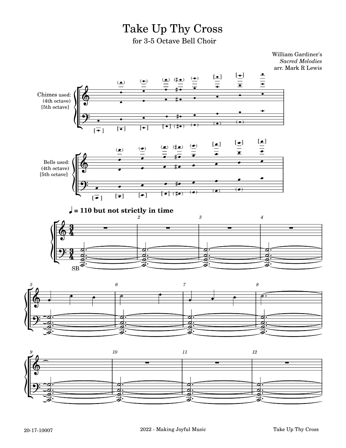 Take Up Thy Cross (arr. Mark R Lewis)