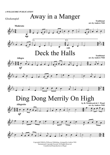 Christmas Carol Selections - Glockenspiel/Xylophone (arr. Andrew Will)