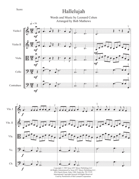 Hallelujah (arr. Bob Mathews)