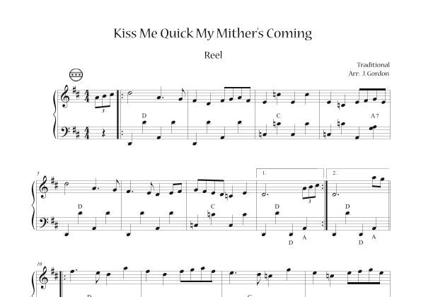 Kiss Me Quick My Mither's Coming (arr. Julia Gordon)