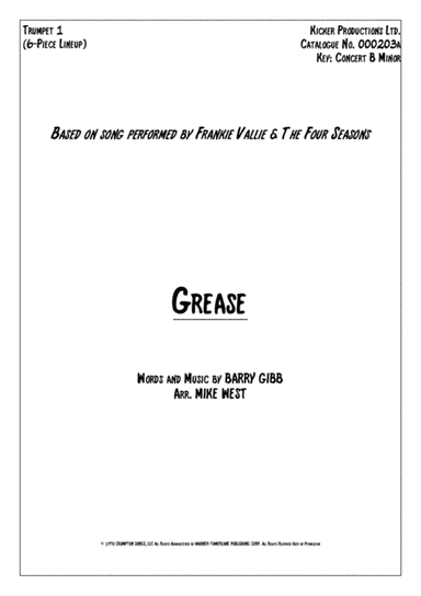 Grease (arr. Mike West)