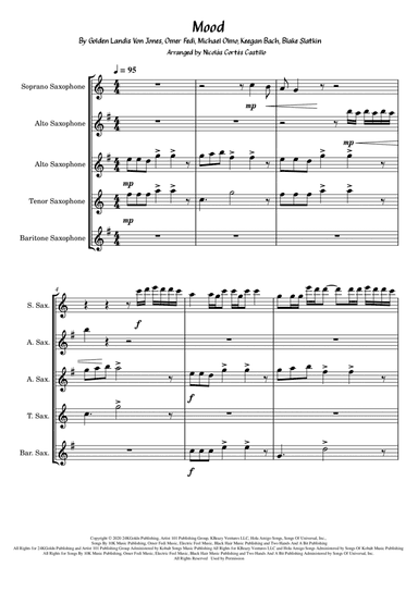 Mood (arr. Nicolás Cortés Castillo)