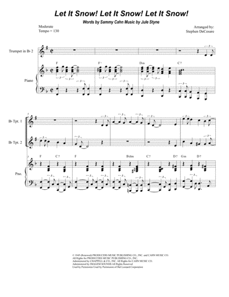 Let It Snow! Let It Snow! Let It Snow! (arr. Stephen DeCesare)