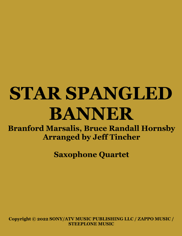 Star Spangled Banner (arr. Jeff Tincher)