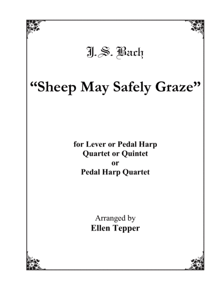Sheep May Safely Graze (arr. Ellen Tepper)