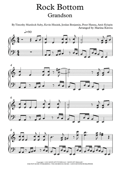 Rock Bottom (arr. Marina Kirova)