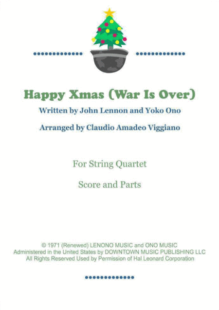 Happy Xmas (War Is Over) (arr. Claudio Amadeo Viggiano)