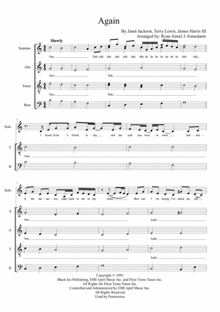 Again (arr. Ryan Aimel J. Estandarte)