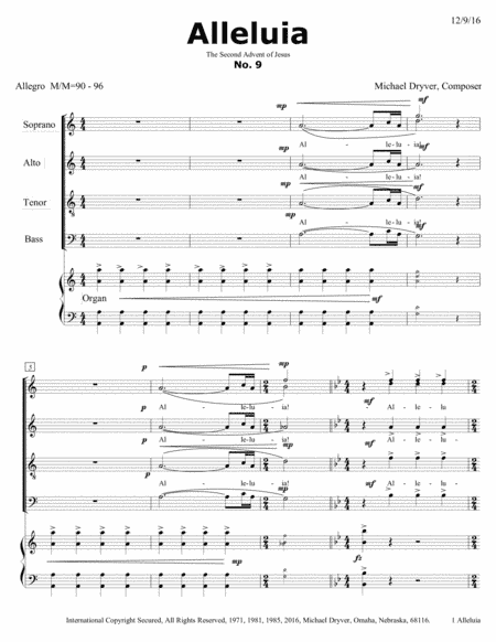 Alleluia (from All Saints Celebration Mass)