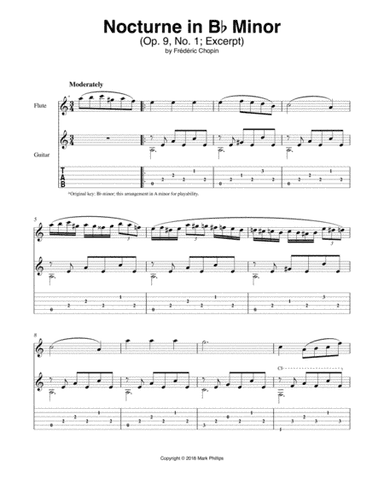 Nocturne in B-flat Minor (Op. 9, No. 1) (arr. Mark Phillips)