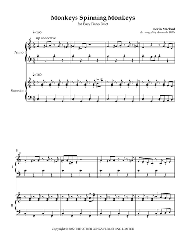 Monkeys Spinning Monkeys (arr. Amanda Dills)