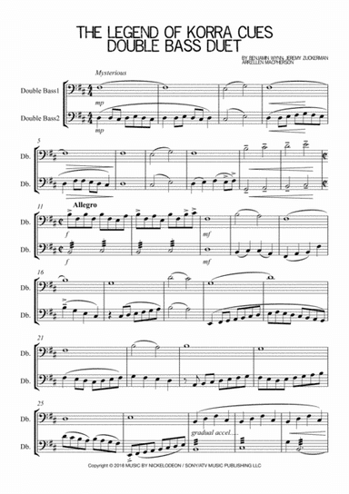 The Legend Of Korra Cues (arr. Ellen Macpherson)