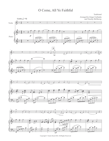 O Come, All Ye Faithful (arr. Saints Road)