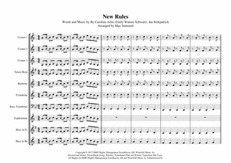 New Rules (arr. Max Stannard)