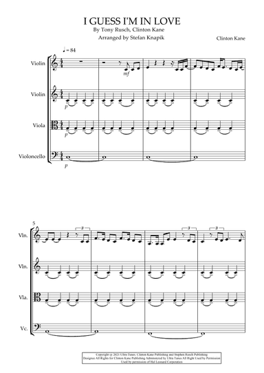 I Guess I'm In Love (arr. Stefan Knapik)