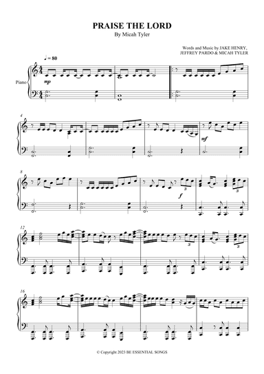 Praise The Lord (arr. SCMusic)