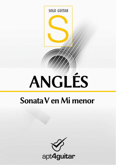 Sonata V en Mi menor (arr. Roberto García)