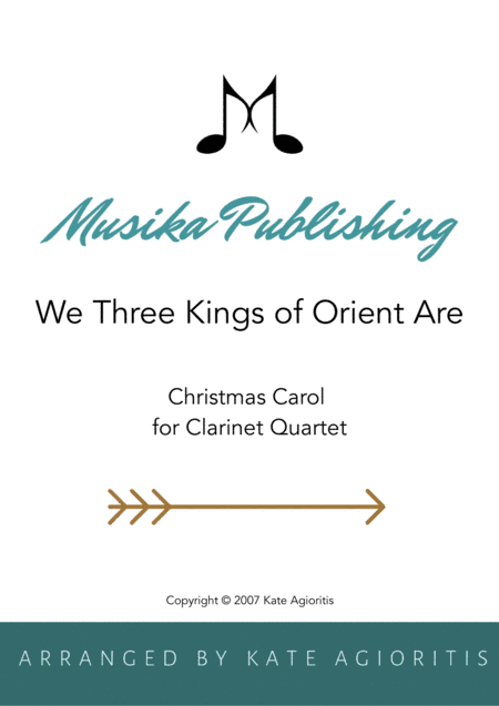 We Three Kings of Orient Are - Clarinet Quartet (arr. K. Agioritis)
