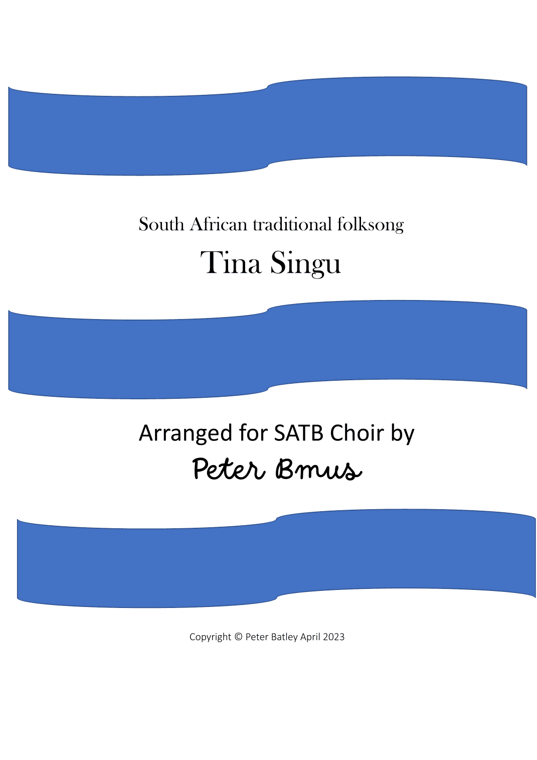 Tina Singu (arr. Peter Bmus)
