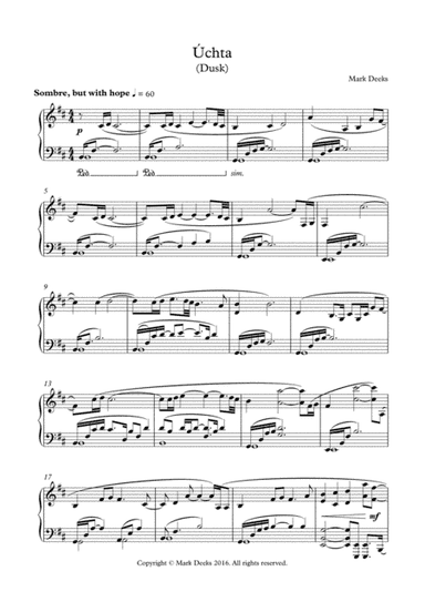 Úchta - Piano Solo