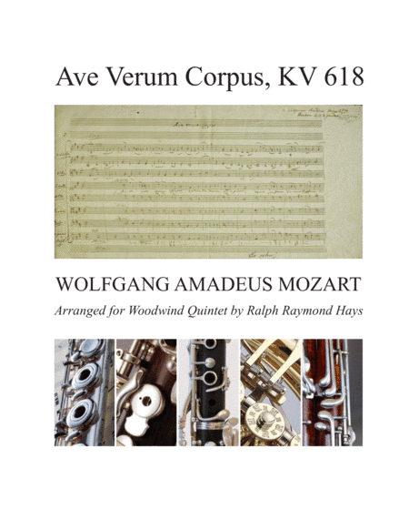 Ave Verum Corpus, KV 618 (1791) (arr. Ralph Raymond Hays)