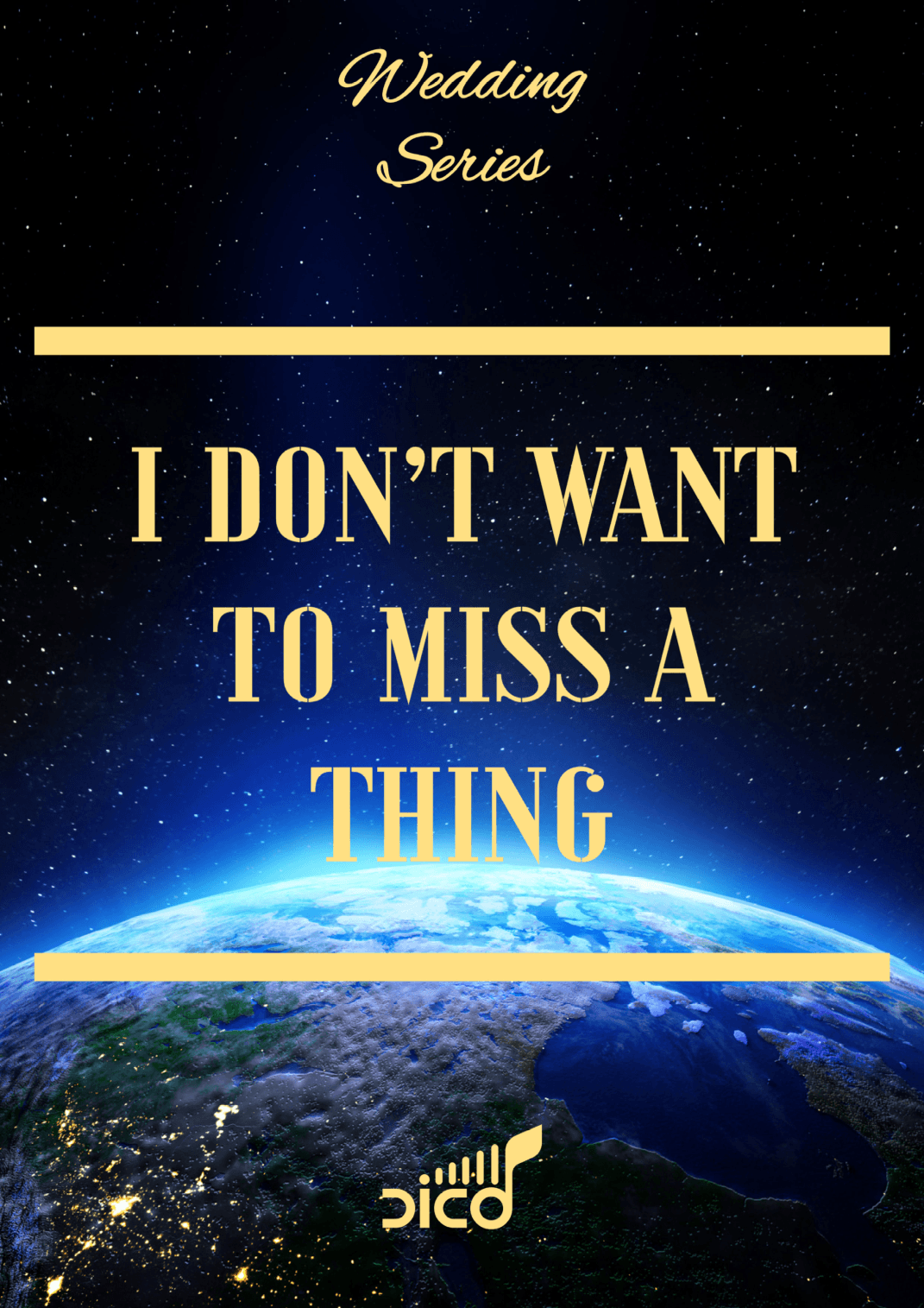 I Don't Want To Miss A Thing (arr. Dico)