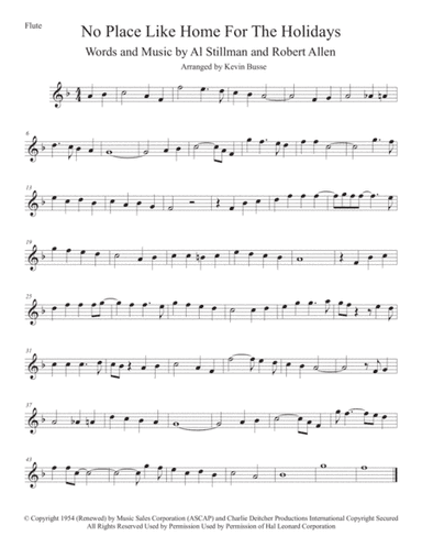 (There's No Place Like) Home For The Holidays (arr. Kevin Busse)