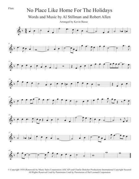 (There's No Place Like) Home For The Holidays (arr. Kevin Busse)