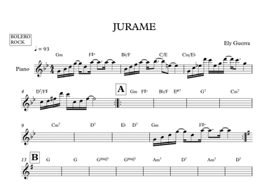 Jurame (arr. Mateo Aguilar)