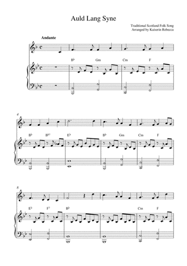 Auld Lang Syne (arr. Kaiserin Rebecca)