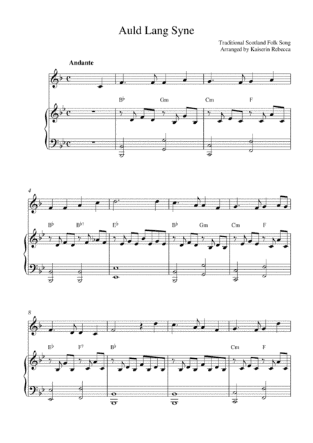 Auld Lang Syne (arr. Kaiserin Rebecca)