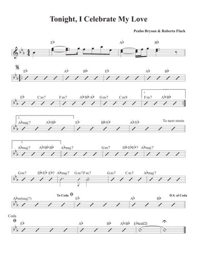 Tonight, I Celebrate My Love (arr. David M Fagnant)