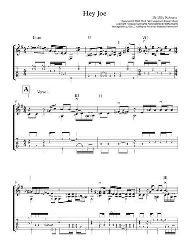 Hey Joe (arr. Gabriel Deutsch)