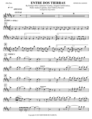 Entre Dos Tierras (arr. Jorge Juárez)