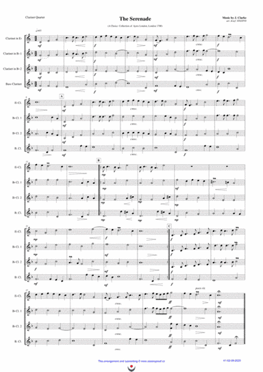 The Serenade (J. Clarke) (arr. Josef STASTNY)