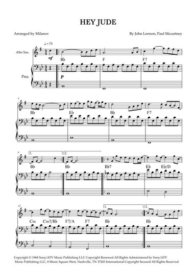 Hey Jude (arr. Milanov)