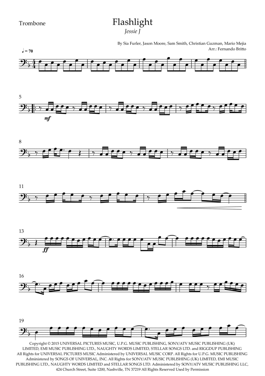 Flashlight (arr. Fernando Britto)