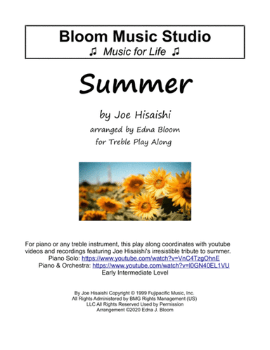 Summer (arr. Edna J. Bloom)